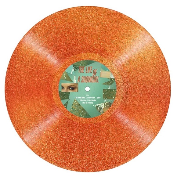THE LIFE OF A SHOWGIRL: SWEAT AND VANILLA PERFUME PORTOFINO ORANGE GLITTER VINYL - Picture 3 of 4